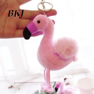 [KJ] Đáng Yêu Flamingo Sang Trọng Đồ Chơi Móc Khóa Vòng Mặt Dây Chuyền Đồ Chơi Mềm Vòng Chìa Khóa Trang Trí Bapa [Mới]