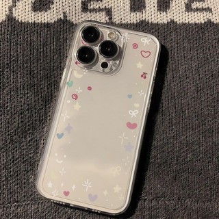 Dành Cho IPhone 17 16 15 14 13 12 11 Pro Max X XR XS Max 6 7 8 Plus Tình yêu Bow Fine Hole trường hợp điện thoại