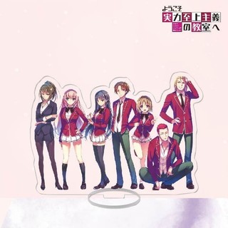 Mô Hình Acrylic  Classroom of the Elite 3   Stand  Acrylic Trang Trí Bàn, Quà Tặng Anime