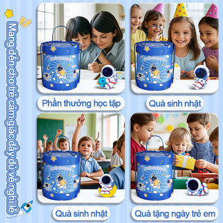 Hộp Quà Tặng Văn Phòng Phẩm Túi Đựng Đồ Dùng Học Sinh Đáng Yêu In Hình Phi Hành Gia 1/6 Hoàn Hảo Cho Mùa Tốt Nghiệp