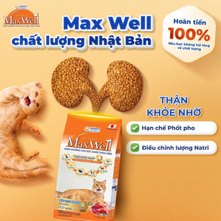 Hạt Cho Mèo MAXWELL 750G - 800G Hạt Dinh Duongs x Hỗ Trợ Thận Và Giảm Nôn MAXWELL