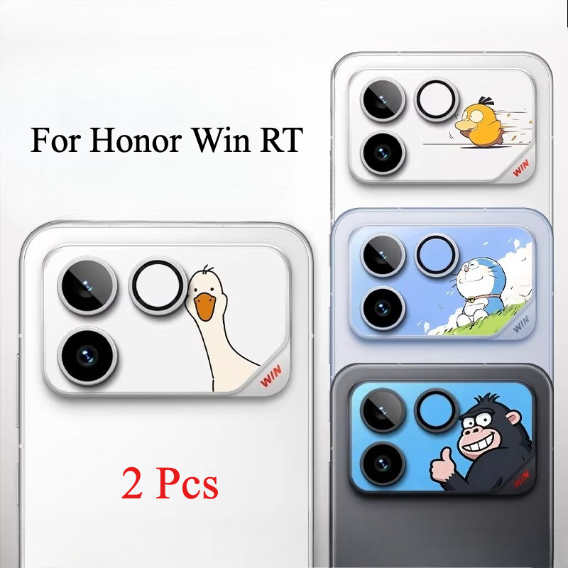 [2 Cái] Phim Hoạt Hình Dễ Thương In Hình Máy Ảnh Mềm Miếng Dán Giấy Cho Honor Win RT / Micro Mờ / Chống Trầy Xước Bảo Vệ Camera