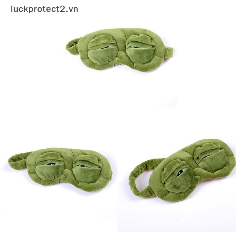 # luckpro # Ếch Buồn Ếch 3D Mặt nạ mắt Ngủ Ngộ nghĩnh Nghỉ ngơi Ngủ Quà tặng ngộ nghĩnh.