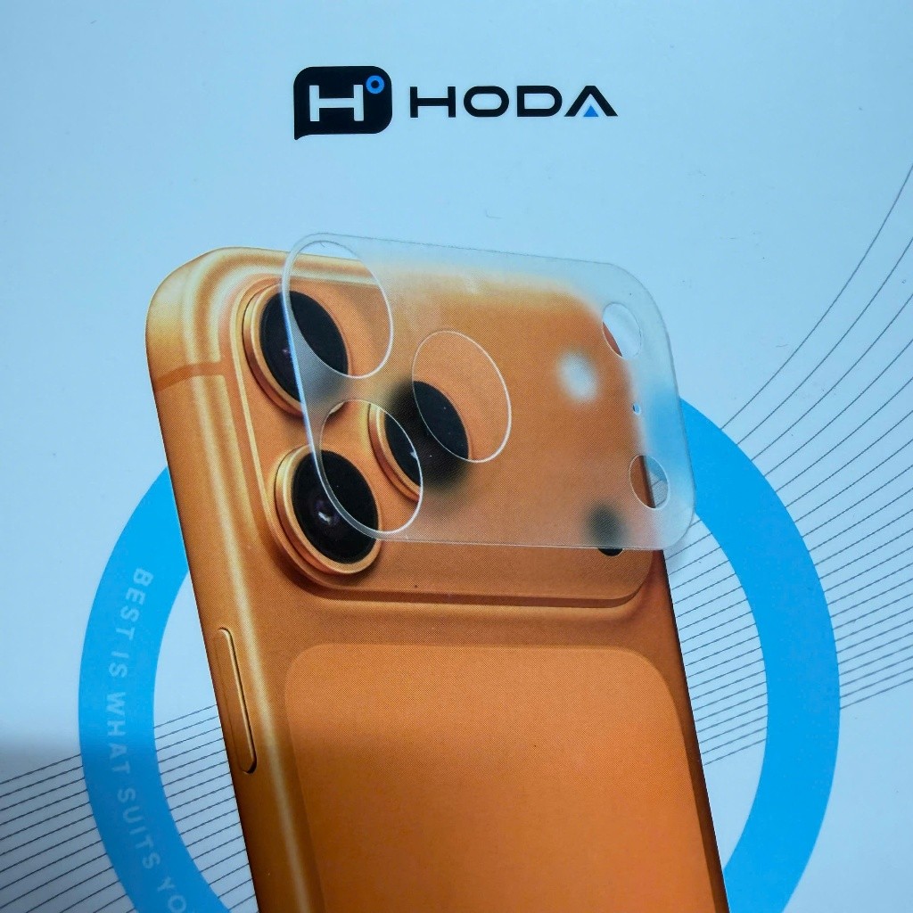[Chính Hãng] Miếng Dán Bảo Vệ Đế Camera Hoda Nhám PET 0.25mm Cho IP 17 Pro / 17 ProMax - Chống Trầy Xước,Bền Bỉ, Tối Ưu
