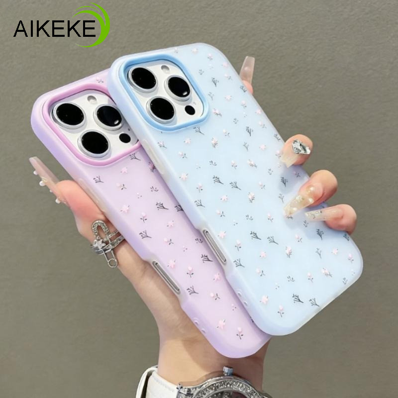 Ốp Điện Thoại Mờ Hoa Tươi Thời Trang Cho Honor 600 Lite 400 Pro Lite Smart 200 Pro 90 Smart 70 Lite X5 X5B Plus 4G 5G Vỏ Màu Kẹo Cặp Đôi Đơn Giản Ốp Lưng 2 in1