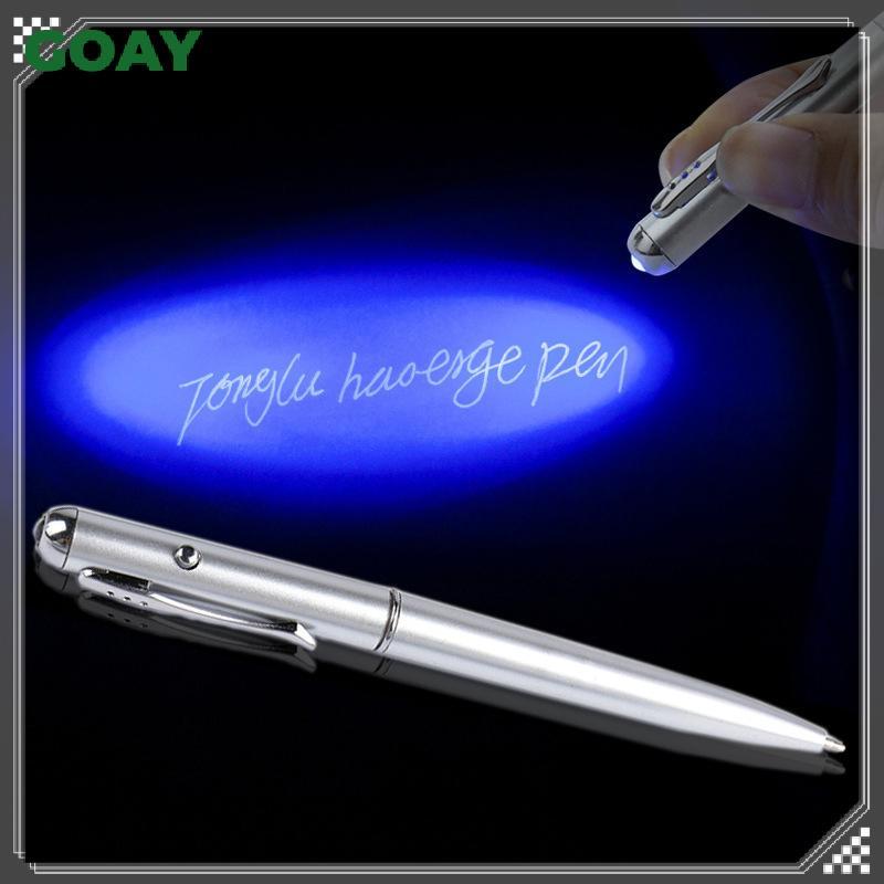 GOAY Creative Magic LED UV Light Bút bi mực vô hình tin nhắn bí mật, đồ chơi trẻ em, đồ dùng học tập văn phòng
