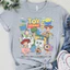 YB1 Retro Toy Story 5 Youve Got A Friend In Me Màu Thoải Mái Áo Thun Hoạt Hình Jessie Buzz Lightyear Tee BY1