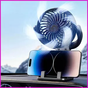 Quạt Di Động Cho Ô Tô 160 Xoay Xe Làm Mát Ngoài Trời Quạt Cá Nhân Cho Người Lái Xe Du Lịch Xe Tải Sedans RV lyuvn