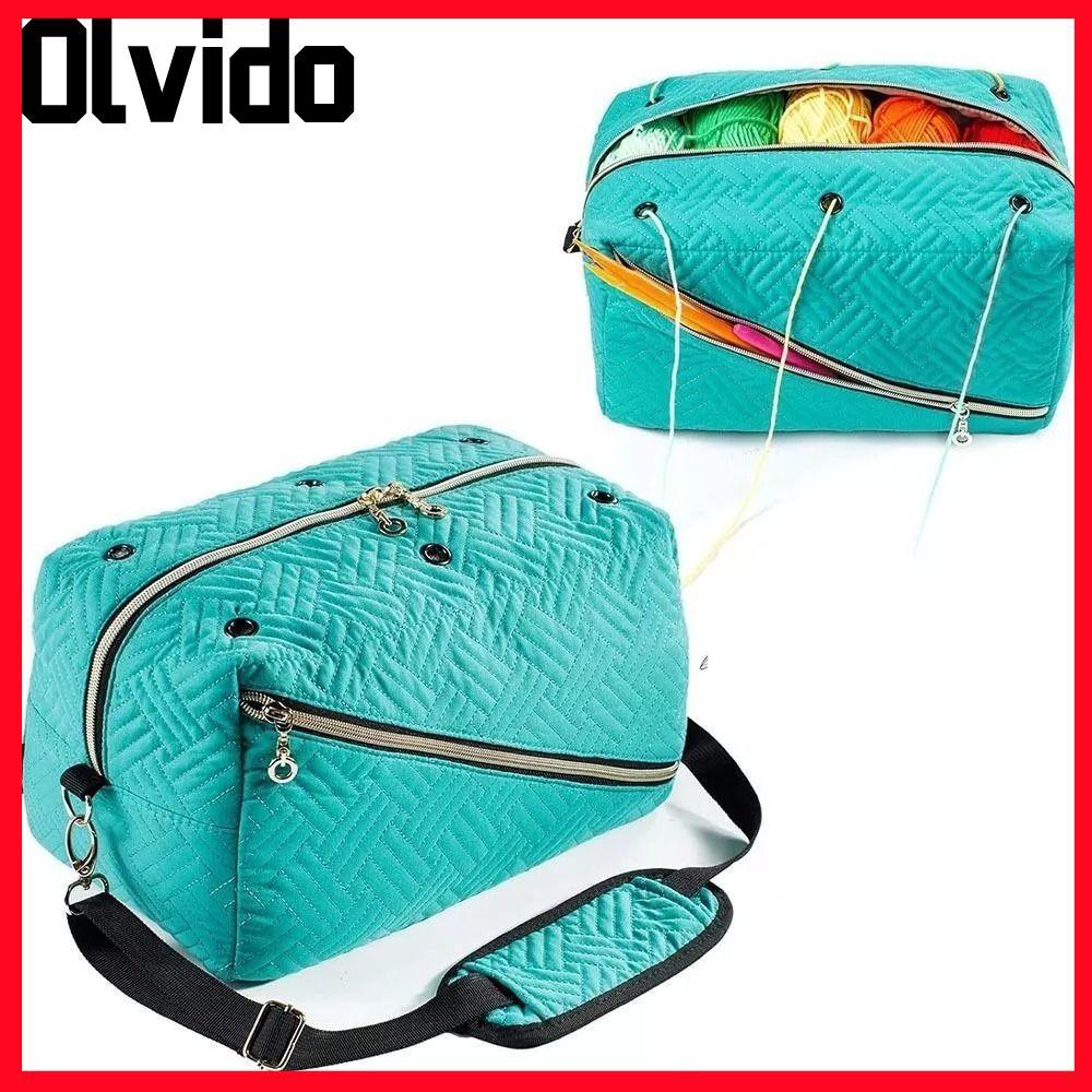 OLVIDO Móc sắp xếp lưu trữ, Túi đựng sợi di động có thể tháo rời, Túi đựng dụng cụ may vá có thể điều chỉnh mở rộng