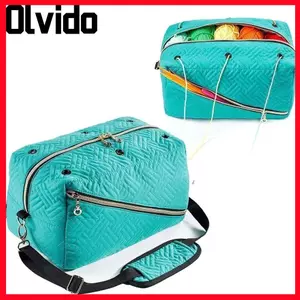 OLVIDO Móc sắp xếp lưu trữ, Túi đựng sợi di động có thể tháo rời, Túi đựng dụng cụ may vá có thể điều chỉnh mở rộng