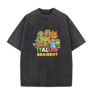 Áo Thun Nam Nữ 100% Cotton Phong Cách Hoạt Hình Vui Nhộn và Meme, phù hợp Mùa Hè