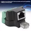 apill Phefop RJ45 Nữ Nam sang đầu cuối vít Bộ chuyển đổi 8 chân cho đầu ghi hình kỹ thuật số Camera quan sát với thiết kế chắc chắn Kết nối đáng tin cậy