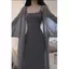 Váy Dài Phong Cách Mới Mùa Hè Cho Nữ, Chất Liệu Mỏng Nhẹ, Đi kèm Áo Cardigan Thời Thượng Chống Nắng