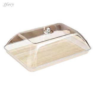 Jfory Đế bánh thanh lịch có nắp vòm trong suốt Khay trưng bày bánh ngọt bằng nhựa để trang trí bàn tráng miệng