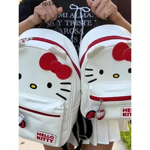 Bản gốc Mèo Tự Chế Nhật Bản Schoolbag Cô Gái Dễ Thương Mềm Mại Cô Gái Phù Hợp Với Tất Cả Trường Trung Học Đại Học Ba Lô Sinh Viên Hoạt Hình Ba Lô