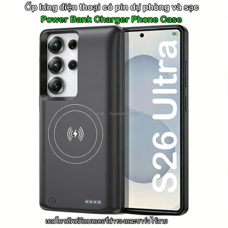 [JLK] Pin dự phòng 10000mAh sạc không dây từ tính cho Samsung Galaxy S22/S23/S24/S25/S26 Ultra, S25 Plus, sạc dự phòng di động