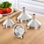 Dày 304 Thép Không Gỉ Cấp Thực Phẩm Phễu Rượu Đường Kính Lớn Đổ Phễu Dầu Hộ Gia Đình Nhà Bếp Phễu Thiết Bị Nhà Máy WTJ4