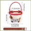 Giỏ xe đạp trẻ em bằng dây cotton thiết kế dachshund, bảo quản tiện lợi cho bé gái và bé trai