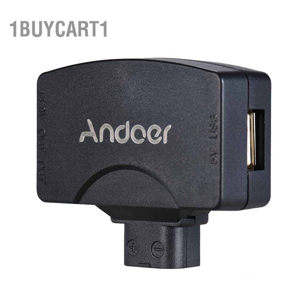 1buycart1 Đầu nối USB Andoer D-Tap sang 5V dành cho pin máy ảnh máy quay V-Mount