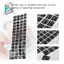 Chữ Trắng Tiếng Ả Rập Miếng Dán Bàn Phím Tiếng Anh Decal Đen Cho Laptop PC