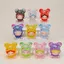 3cm Phát Sáng Trong Bóng Tối Mùa Xuân Ngồi Gấu Búp Bê DIY Quyến Rũ Dạ Quang Nhựa Mini Hình Kawaii Hoạt Hình Mặt Dây Chuyền Móc Khóa Trang Trí Thủ Công Phụ Kiện
