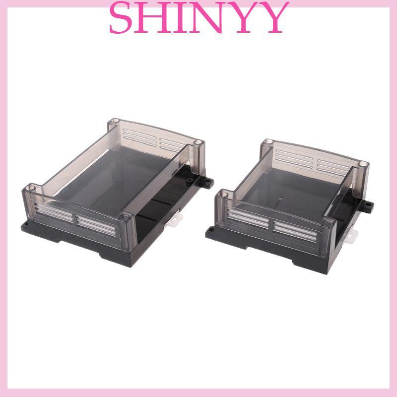 SHI PLC Điều Khiển Công Nghiệp Nhựa Dự Án Hộp 95x90x40mm 125x90x40mm Vỏ Trong Suốt Cho Din Rail Devi