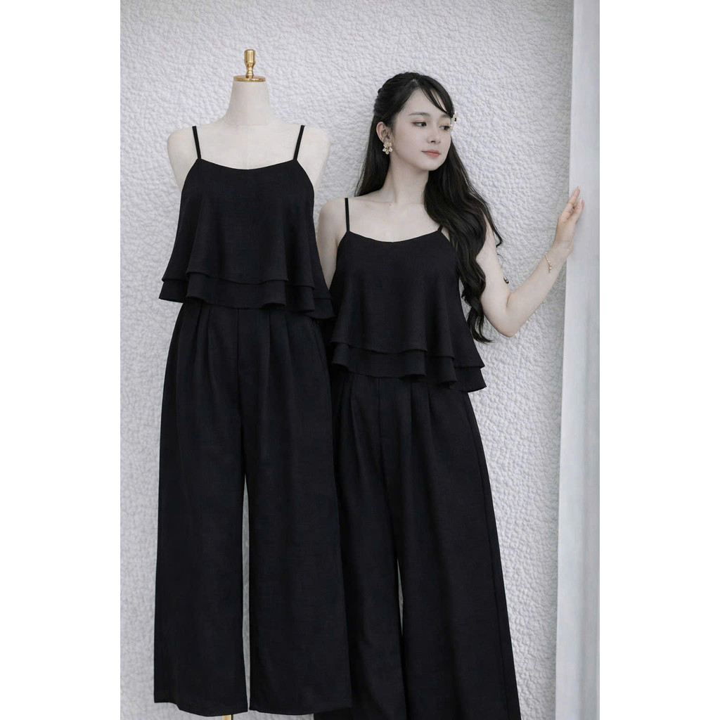 Set Đũi Nữ 2 DÂY Quần Suông DÀI Xinh Xắn Thời Trang Thiết Kế CỰC ĐẸP