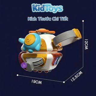 Khối bận rộn Montessori 10 mặt KidToys – đồ chơi cầm tay rèn luyện kỹ năng cho bé