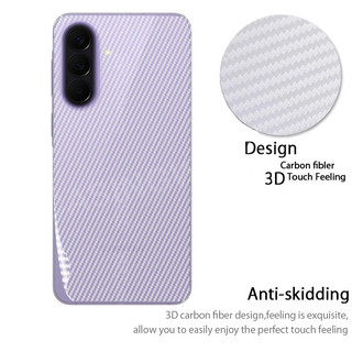 1-3 Chiếc Mặt Sau Sợi Carbon Cho Samsung Galaxy A57 A37 A17 A37 A27 A36 A26 A16 A56 LTE 4G 5G 2026 Miếng Dán Bảo Vệ Chống Trầy Xước Phim Bảo Vệ Màn Hình