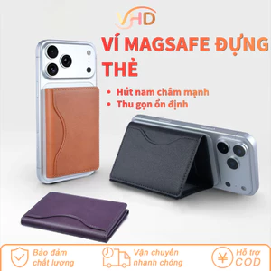Ví Đựng Thẻ Magsafe – Ví Từ Tính Làm Giá Đỡ Điện Thoại, Thiết Kế Dung Tích Lớn, Phụ Kiện Di Động Đa Năng