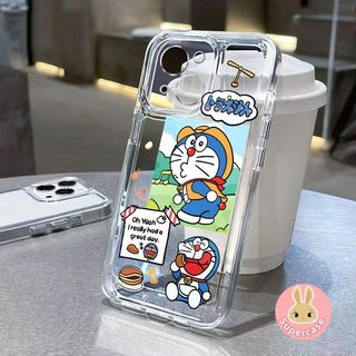 Ốp Điện Thoại Doremon Dễ Thương Cho OPPO Reno 15F 15 14F 14 Pro 13F 13 12 11 Pro 12F 11F 10 9 8 Pro Plus 8 7 Lite 8Z 8T 4G 5G Vỏ Hoạt Hình Dorayaki Cowboy Bìa Mềm