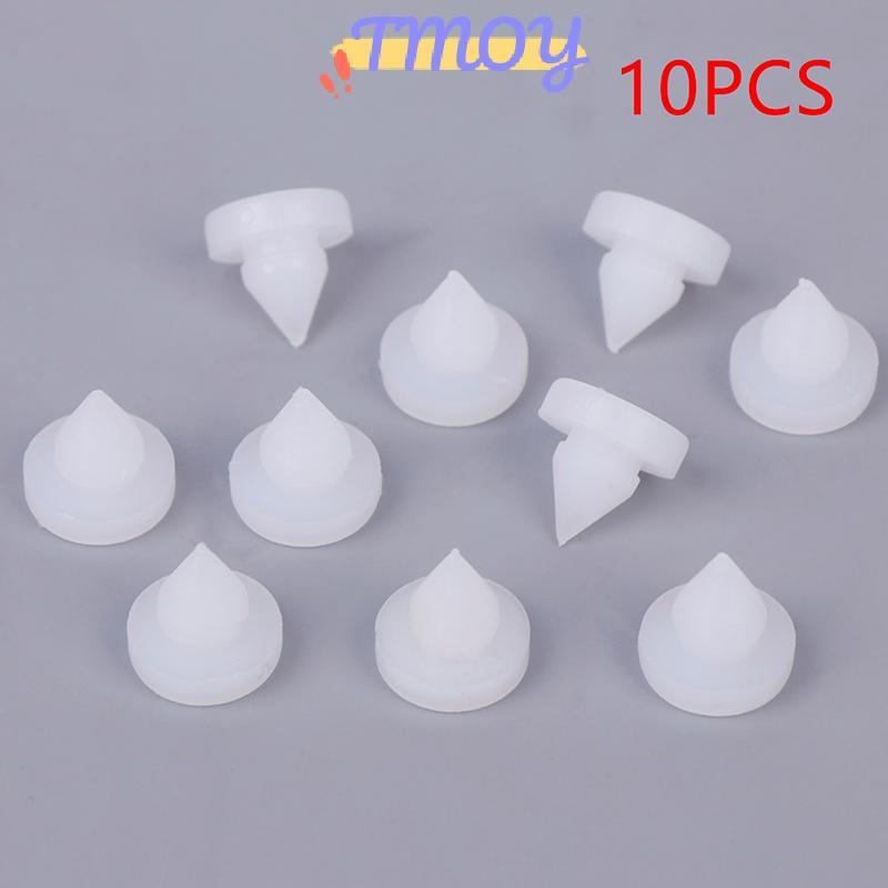 TMOY 10 Chiếc Phanh Ly Hợp Bàn Đạp Chặn Miếng Lót Trắng 46505SA5000 Dành Cho Accord Civic Pilot Crosstour CR-V Insight Cho Acura Integra MDX TSX TMOY