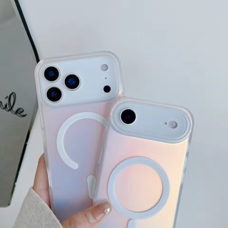 [JLK] Dành Cho Iphone 17 Pro Max Laser Color Matte Phone Case 17Pro Vỏ Từ Tính 17Air Gradient Colors Case Sun Set Sky
