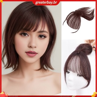 Dễ Mặc Bangs Nữ Bangs Tóc Giả Tóc Giả Tự Nhiên Wispy Kẹp-in Bangs Cho Nữ Chất Lượng Cao Nổ Phần Mở Rộng Tóc Đen / Nâu Cong Air Bangs Fringe Tóc Giả Cho Đông Nam
