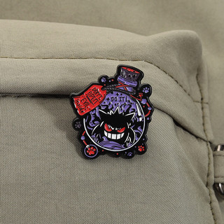 Pokémon Gengar Hình Kim Loại Huy Hiệu Màu Tím, Thiết Kế Dark Evil Magic, Phù Hợp Làm Trâm Cài Cho Balô