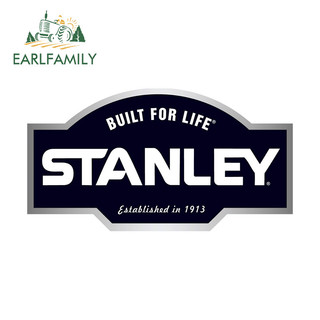 EARLFAMILY Stanley Logo Xe Ô Tô Cá Tính Mũ Bảo Hiểm Xe Máy Cản Chống Thấm Nước Vinyl Decal Thời Trang Chống Trầy Xước Bảo Vệ Cửa Xe Ô Tô