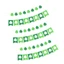 Treeling Shamrock Cờ Lanh Patrick Trang Trí Ngày Cỏ Ba Lá Họa Tiết Cờ Vòng Hoa