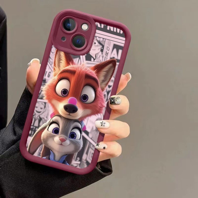 Tương thích với Tecno Spark 40C 40 Pro + GO2 2S Camon 40 Pro 40 Premier 10C POVA6NEO Ốp điện thoại Zootopia Judy Hopps Nick Silicone Soft Cover