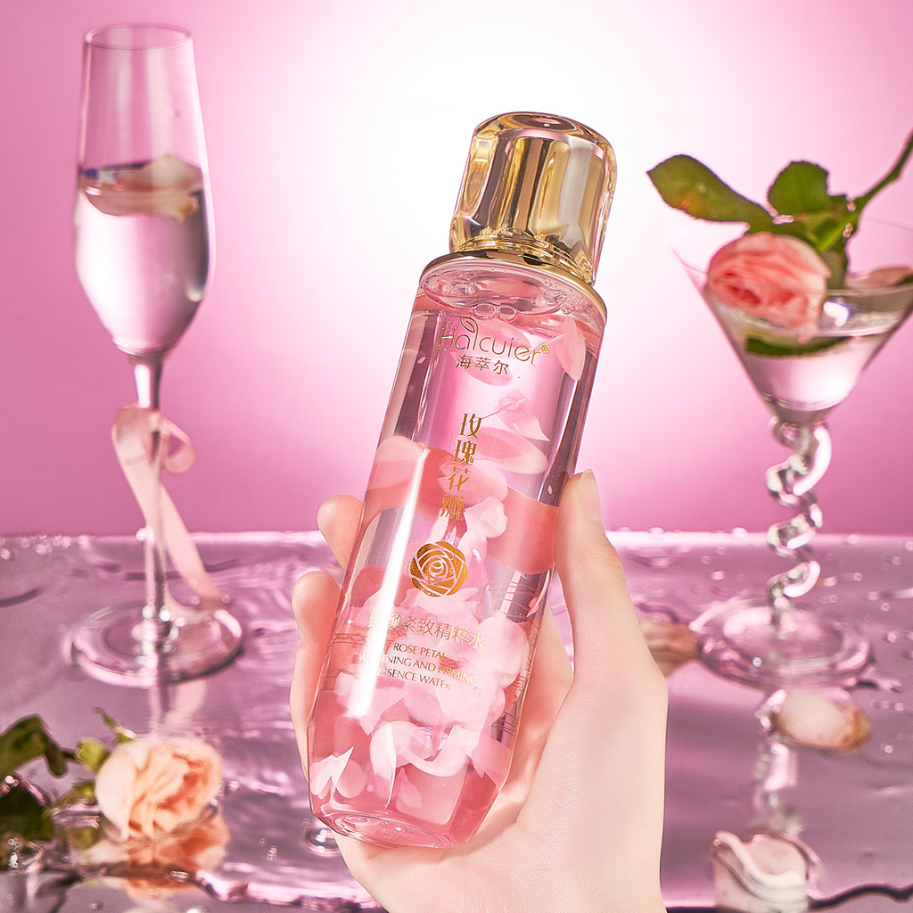 Haicuier Hoa Hồng Làm Săn Chắc Tinh Chất Nước Dưỡng Ẩm Dưỡng Ẩm Trẻ Hóa Làm Mới Mực Không Dính 12.24