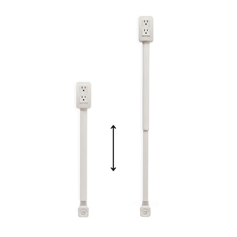 Cod Ổ cắm điện Expander 2 ổ cắm 180 ° xoay Stretchable Chiều dài Punch-Miễn phí điện Dải điện ổ cắm mở rộng dây