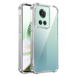 Dành Cho OnePlus 10R Ốp điện thoại Pha Lê Trong Suốt Cứng Chống Sốc 4-Corner Vỏ Mỏng Mỏng Chống Sốc