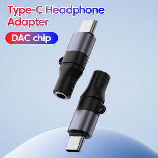 Elough Mini Loại C Sang 3.5MM Tai Nghe DAC Bộ Chuyển Đổi Âm Thanh Loại C Nam Sang 3.5MM Jack Nữ Chuyển Đổi