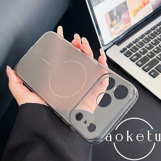 Ốp điện thoại bán trong suốt mờ TPU cửa sổ mở rộng tức thì phù hợp cho iPhone 11 12 13 14 15 16 17 Pro max tản nhiệt siêu mỏng và vỏ chống rơi