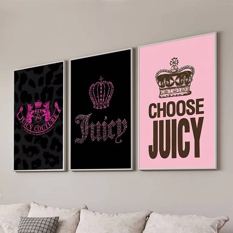 J-Juicy C-Couture Poster Nhà Phòng Khách Phòng Ngủ Thanh Cafe Nghệ Thuật Trang Trí