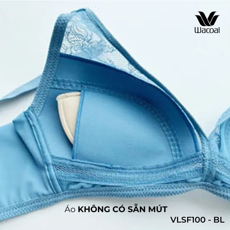 Áo lót Wacoal không gọng, thoải mái mút mỏng VLSF100 smart size - LSF100