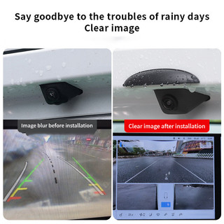 Toyota Camera lùi ô tô Tấm che mưa Bảo vệ Tấm che Nắp che mưa camera sau ô tô - Camera lùi Rain Hood phụ kiện xe hơi for  Toyota Corolla Cross Vios Veloz Toyota bZ4X  Hiace Avanza VinFast Fadil