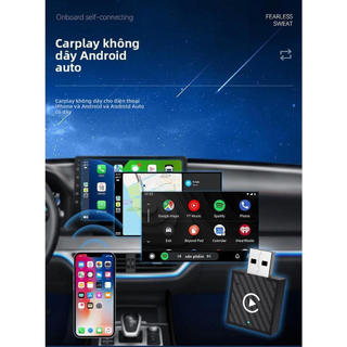 Bộ chuyển đổi CarPlay 2in1 bộ chuyển CarPlay xe hơi adapter CarPlay Android Auto, tương thích Apple CarPlay Android Auto