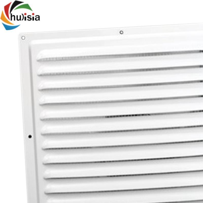 Hợp kim nhôm Lỗ thông hơi Lưới tản nhiệt màu trắng Chống thời tiết Louver Lưới che tường trần RV Garage Camper