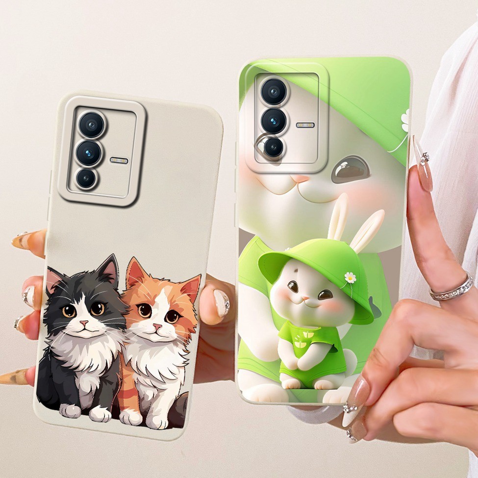 Ốp lưng Vivo S12 Pro Thời trang sang trọng Cool Kawaii Vỏ silicon sơn dễ thương Vivo S12Pro V2163A