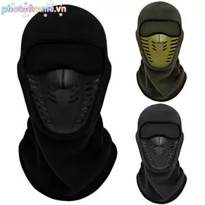 Mặt Nạ Balaclava Lông Cừu Nhân Tạo Cho Xe Máy Và Trượt Tuyết, Giữ Ấm Mùa Đông, Dành Cho Nam Và Nữ